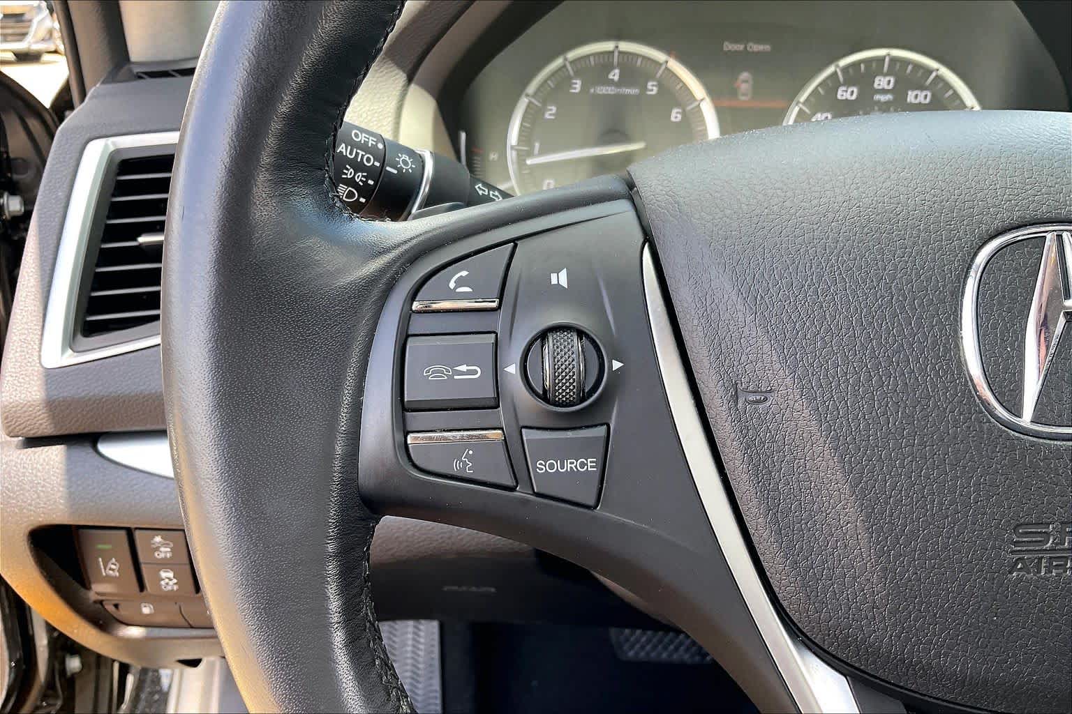 2018 Acura TLX w/Technology Pkg Crystal Black Pearl at Honda of Clear Lake