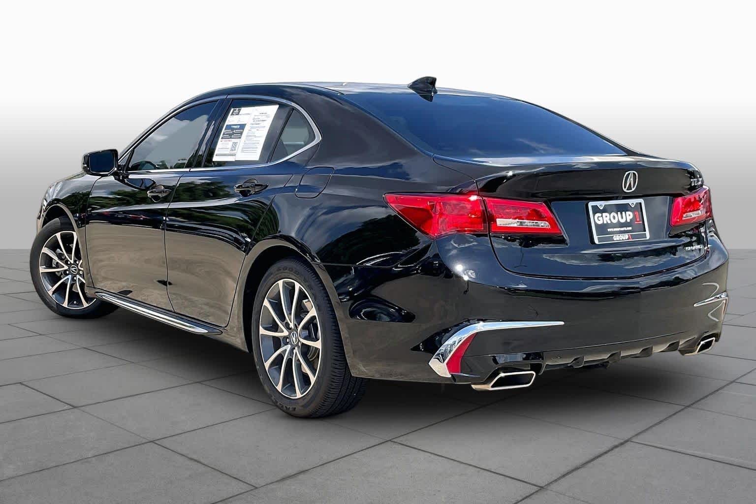 2018 Acura TLX w/Technology Pkg Crystal Black Pearl at Honda of Clear Lake