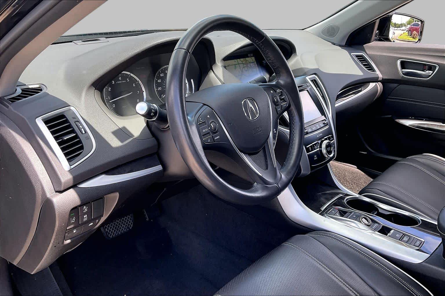 2018 Acura TLX w/Technology Pkg Crystal Black Pearl at Honda of Clear Lake
