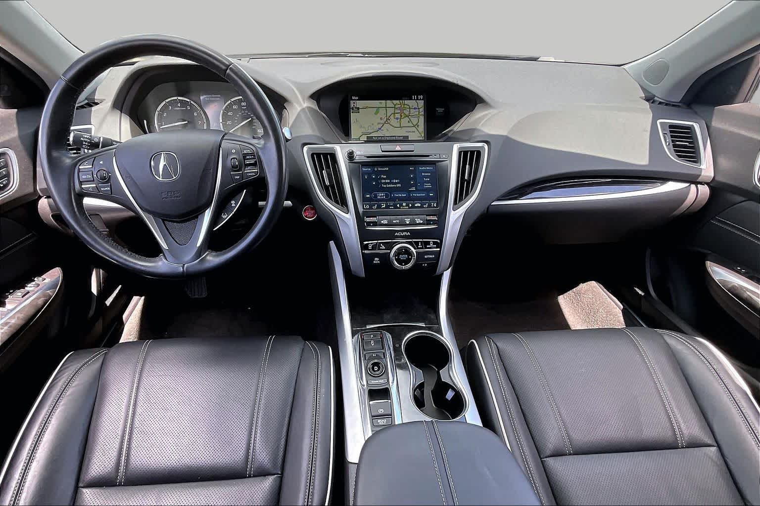 2018 Acura TLX w/Technology Pkg Crystal Black Pearl at Honda of Clear Lake