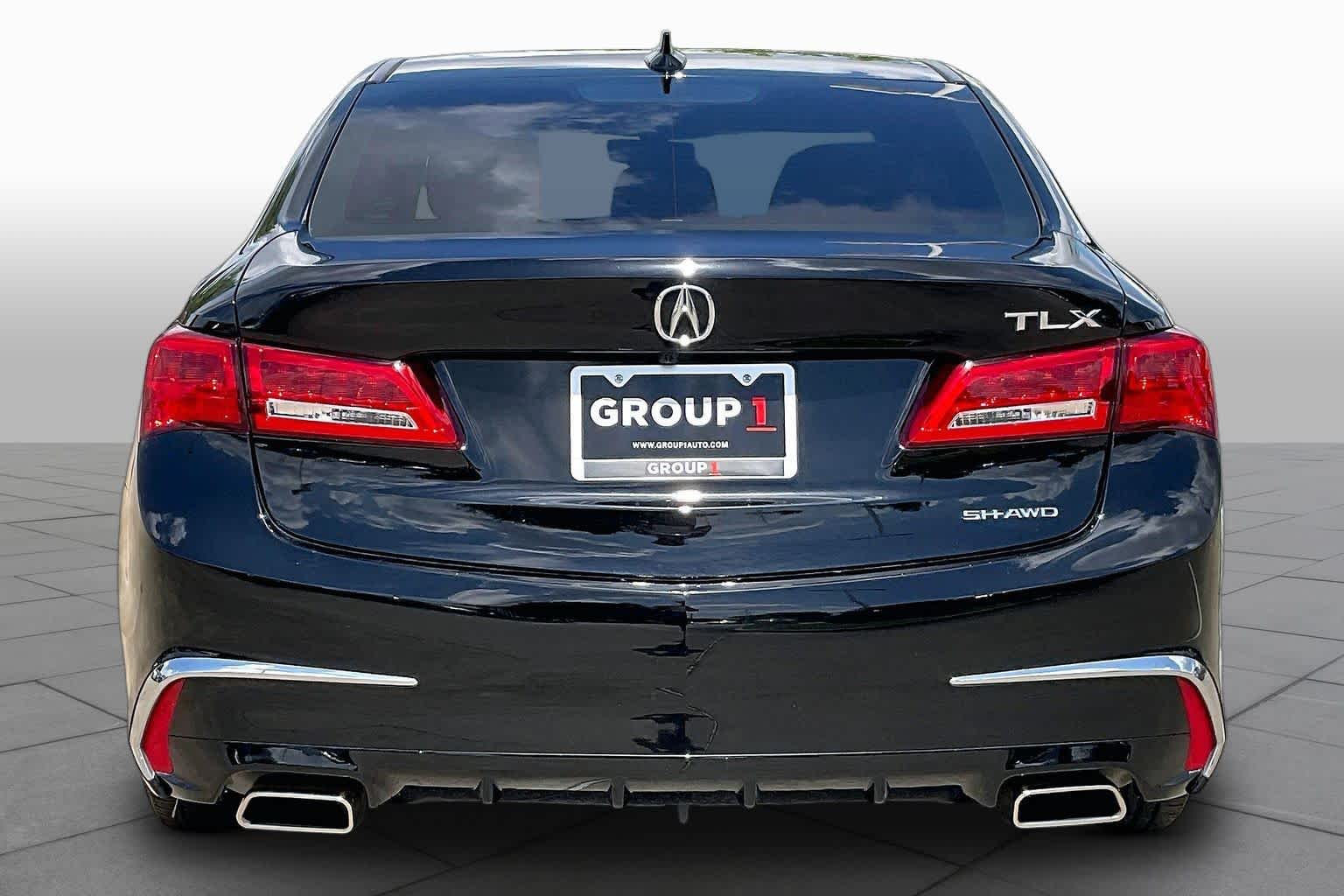 2018 Acura TLX w/Technology Pkg Crystal Black Pearl at Honda of Clear Lake