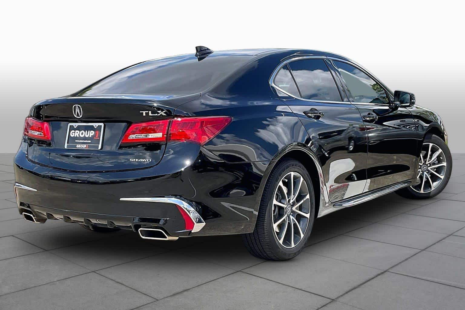 2018 Acura TLX w/Technology Pkg Crystal Black Pearl at Honda of Clear Lake