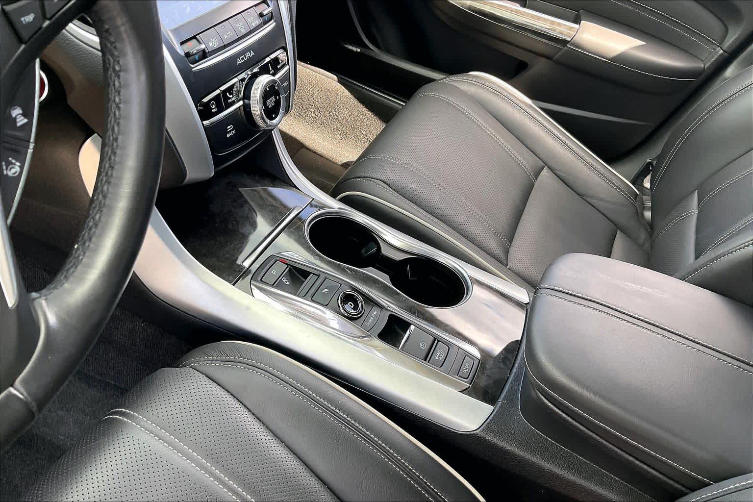 2018 Acura TLX w/Technology Pkg Crystal Black Pearl at Honda of Clear Lake