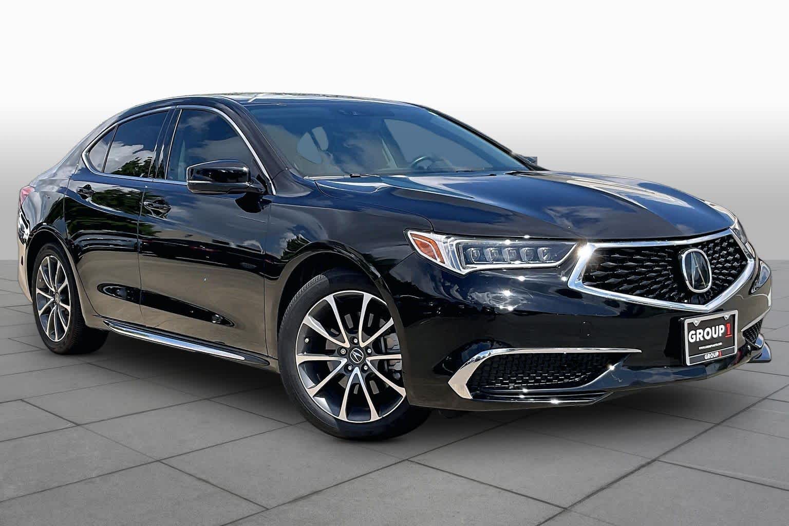 2018 Acura TLX w/Technology Pkg Crystal Black Pearl at Honda of Clear Lake