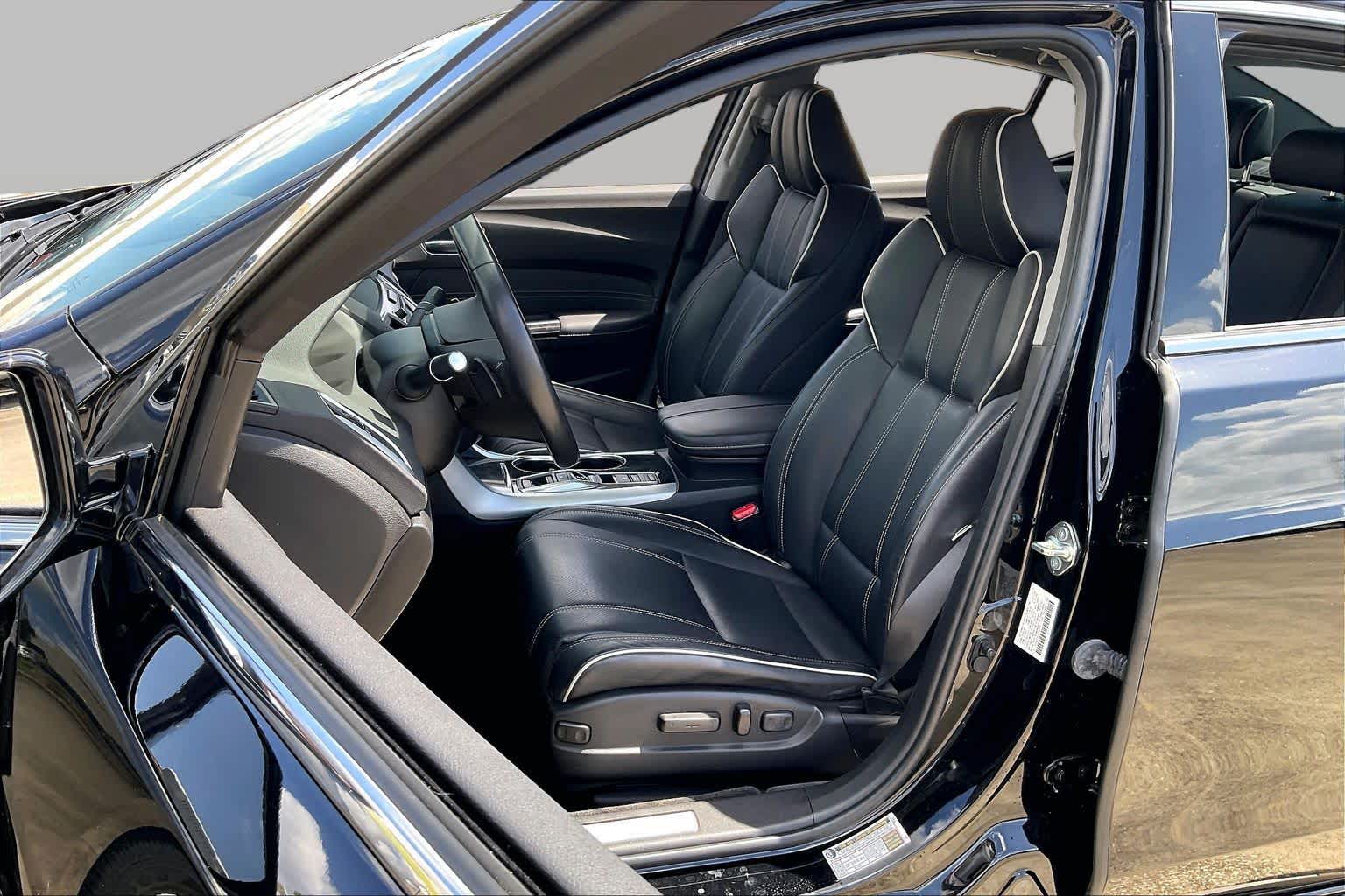2018 Acura TLX w/Technology Pkg Crystal Black Pearl at Honda of Clear Lake