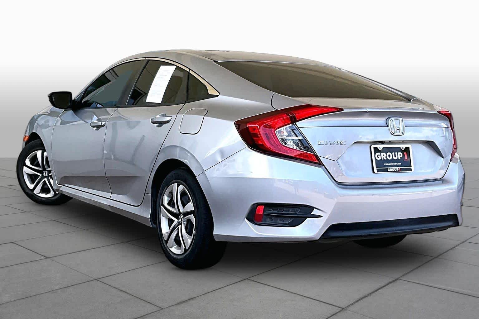 2016 Honda Civic Sedan LX Lunar Silver Metallic at Auto Boutique Texas