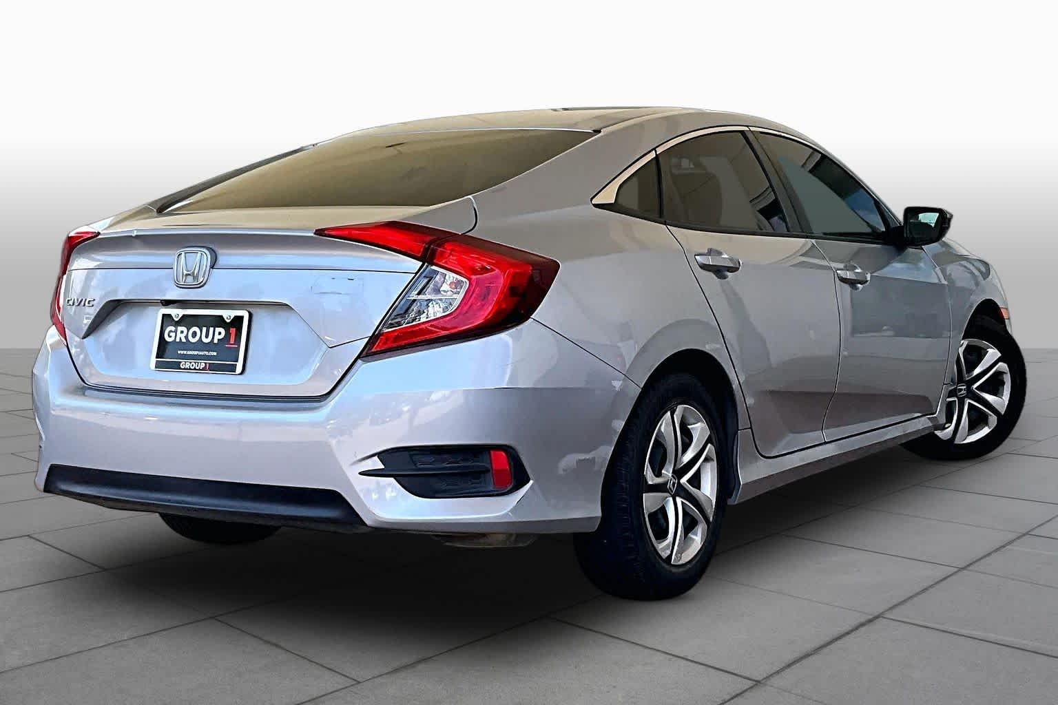 2016 Honda Civic Sedan LX Lunar Silver Metallic at Auto Boutique Texas