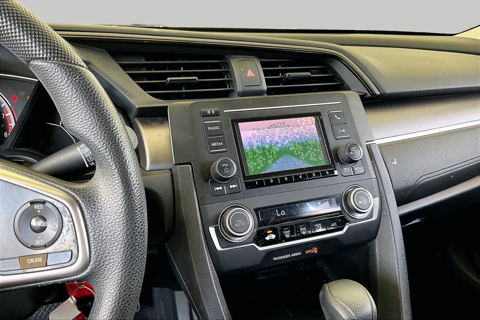 2016 Honda Civic Sedan LX Lunar Silver Metallic at Auto Boutique Texas