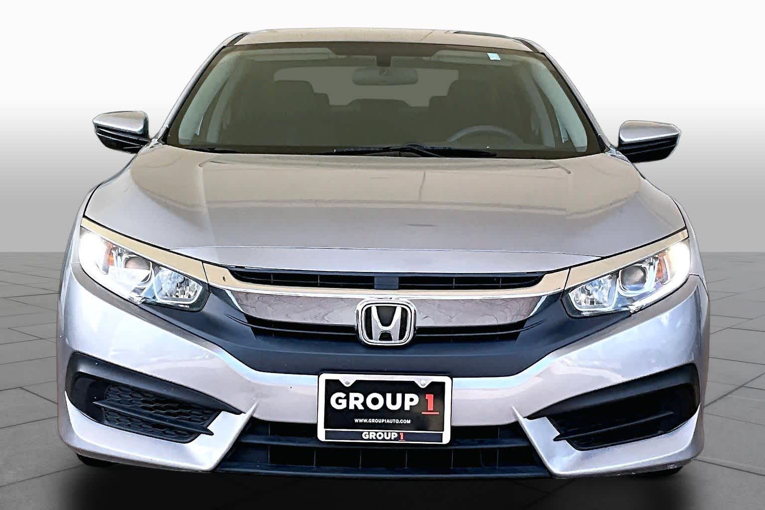 2016 Honda Civic Sedan LX Lunar Silver Metallic at Auto Boutique Texas
