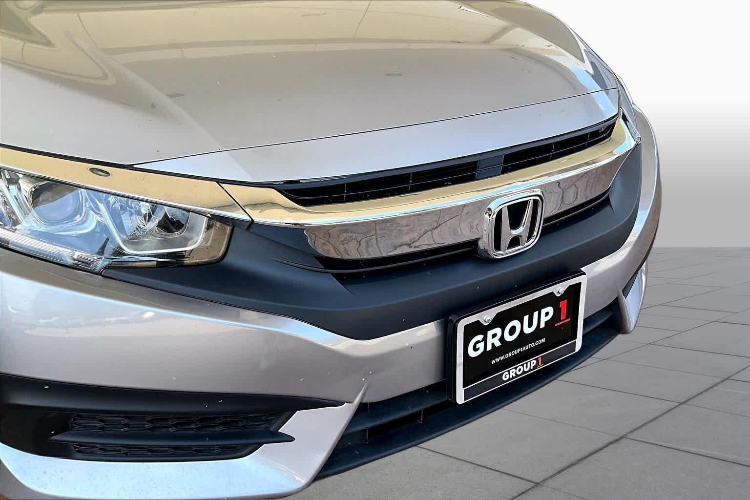 2016 Honda Civic Sedan LX Lunar Silver Metallic at Auto Boutique Texas