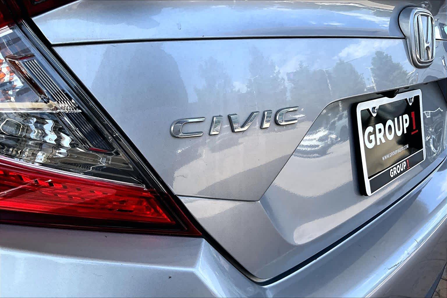 2016 Honda Civic Sedan LX Lunar Silver Metallic at Auto Boutique Texas