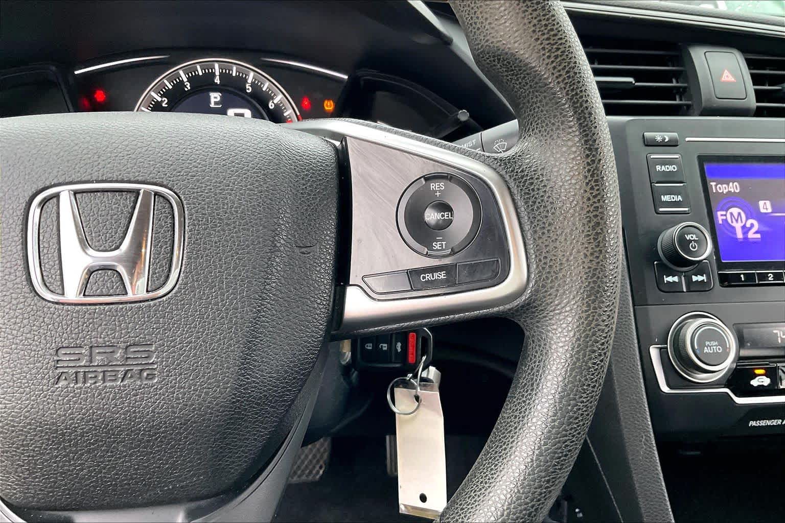 2016 Honda Civic LX Crystal Black Pearl at Honda of Clear Lake