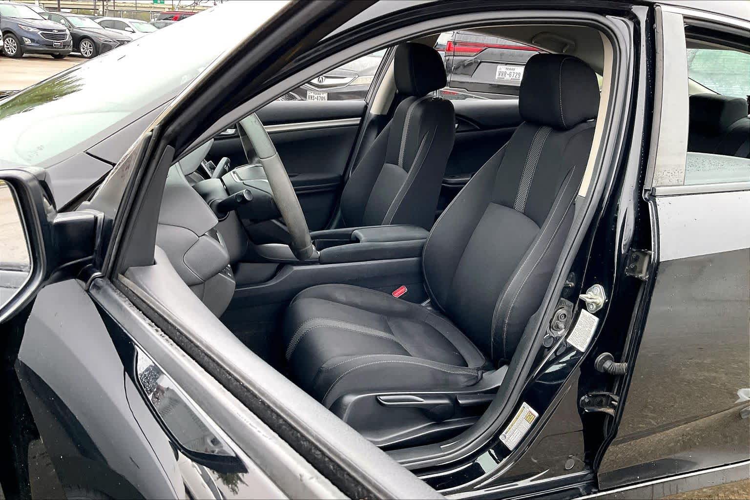 2016 Honda Civic LX Crystal Black Pearl at Honda of Clear Lake