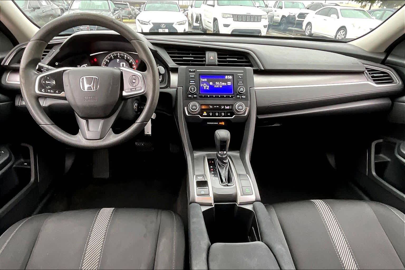 2016 Honda Civic LX Crystal Black Pearl at Honda of Clear Lake