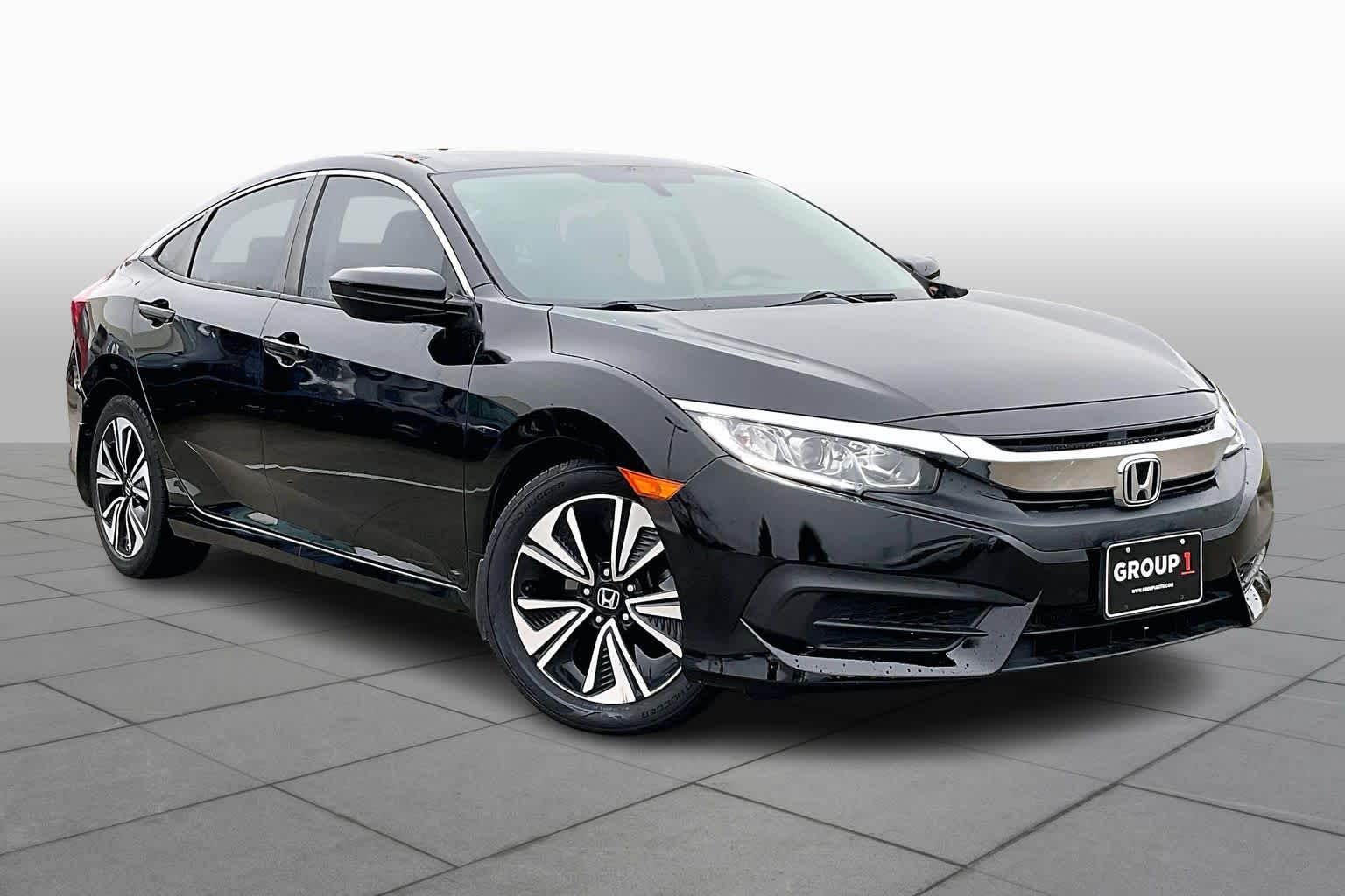 2016 Honda Civic LX Crystal Black Pearl at Honda of Clear Lake
