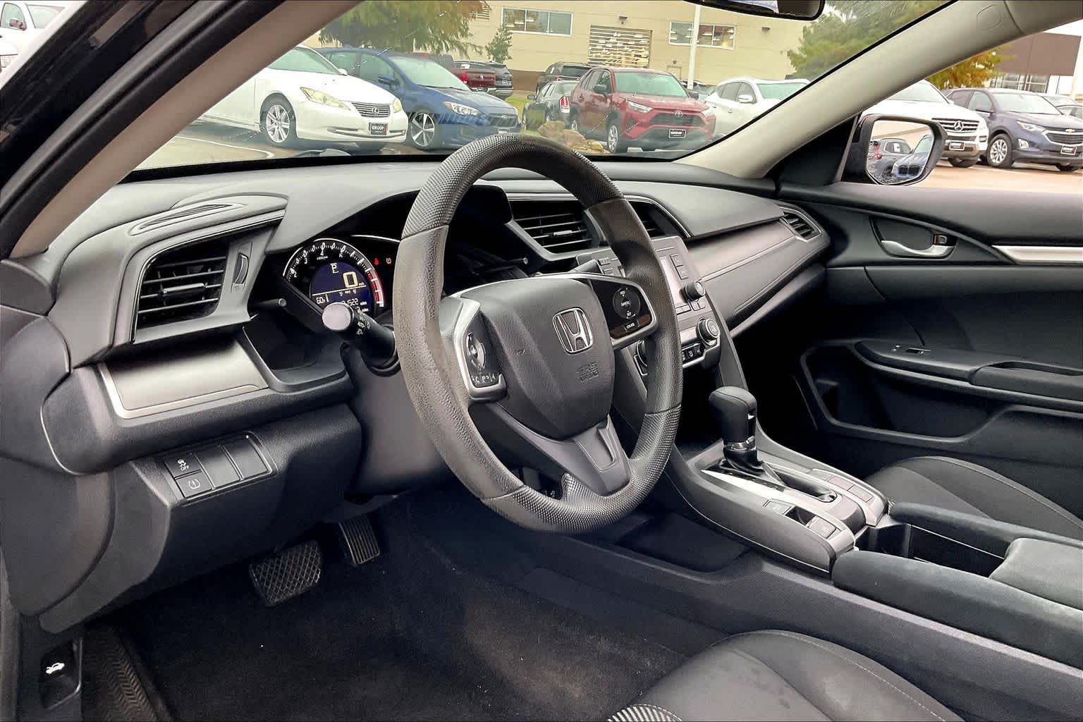 2016 Honda Civic LX Crystal Black Pearl at Honda of Clear Lake