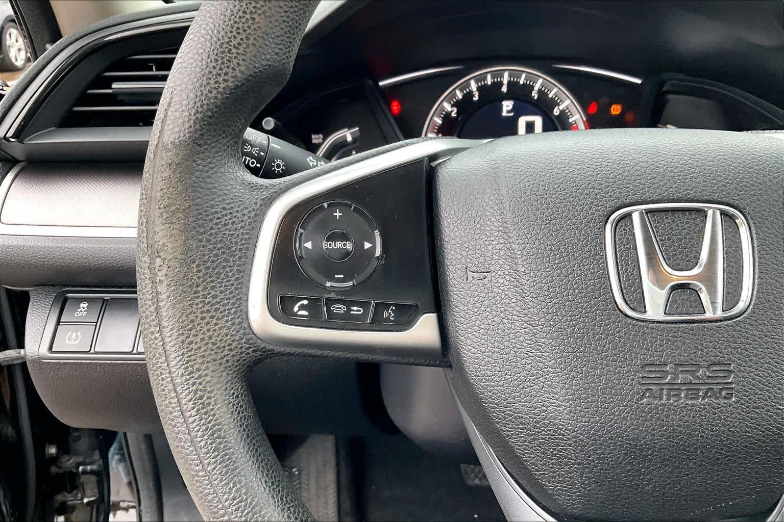 2016 Honda Civic LX Crystal Black Pearl at Honda of Clear Lake