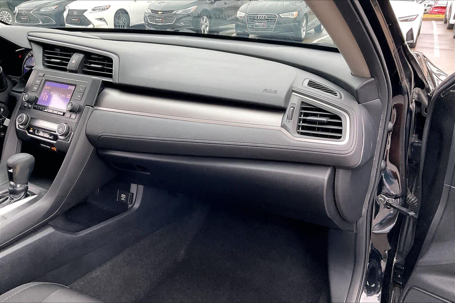 2016 Honda Civic LX Crystal Black Pearl at Honda of Clear Lake