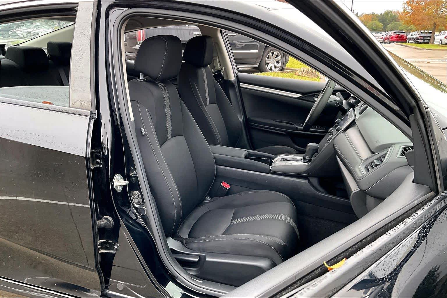 2016 Honda Civic LX Crystal Black Pearl at Honda of Clear Lake