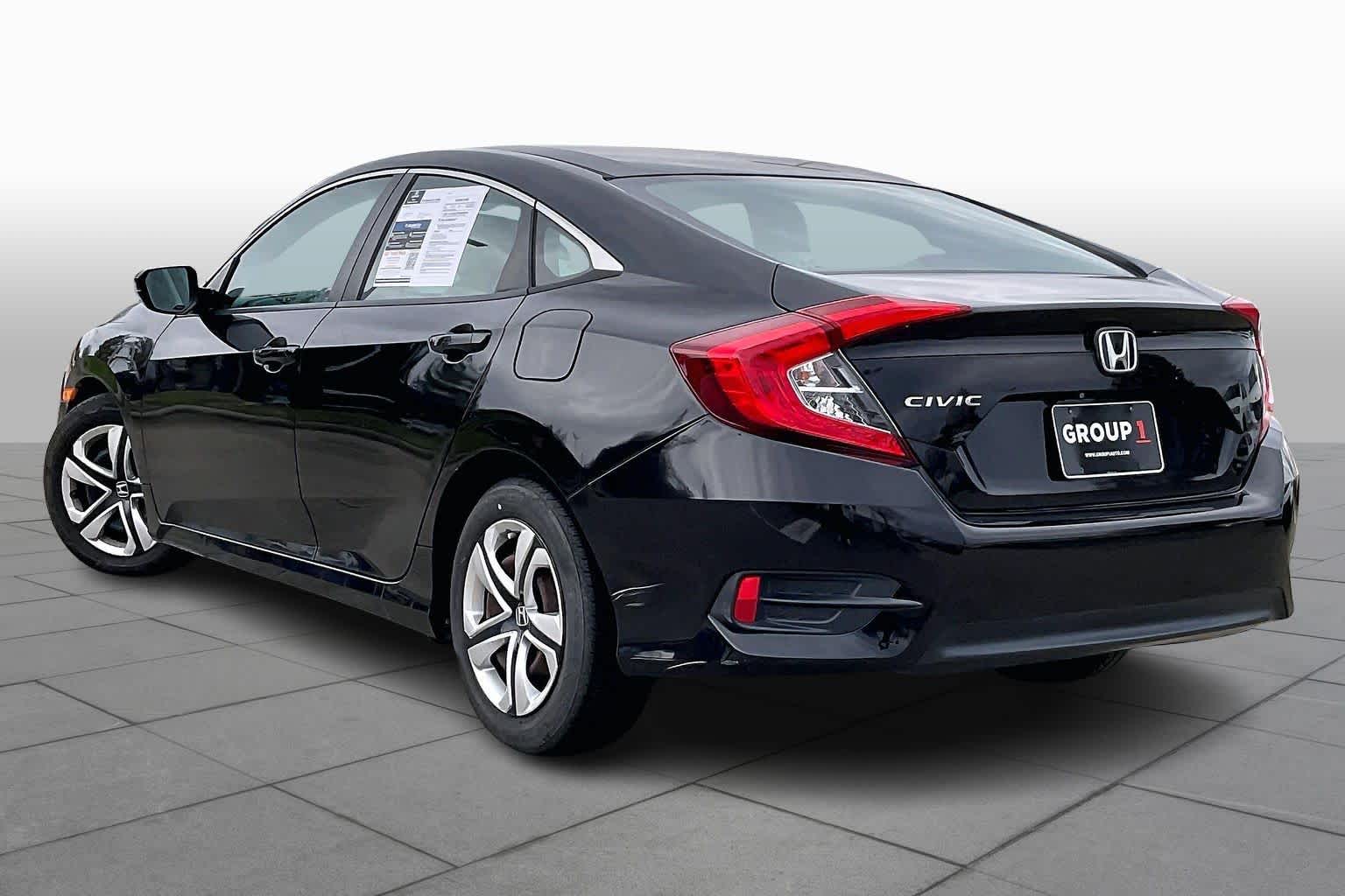 2016 Honda Civic LX Burgundy Night Pearl at Honda of Clear Lake