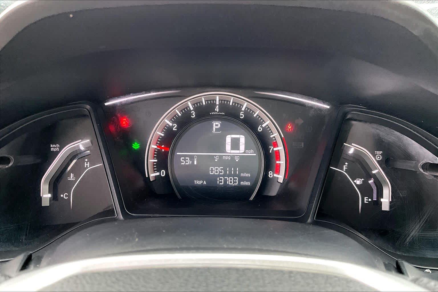 2016 Honda Civic LX Burgundy Night Pearl at Honda of Clear Lake