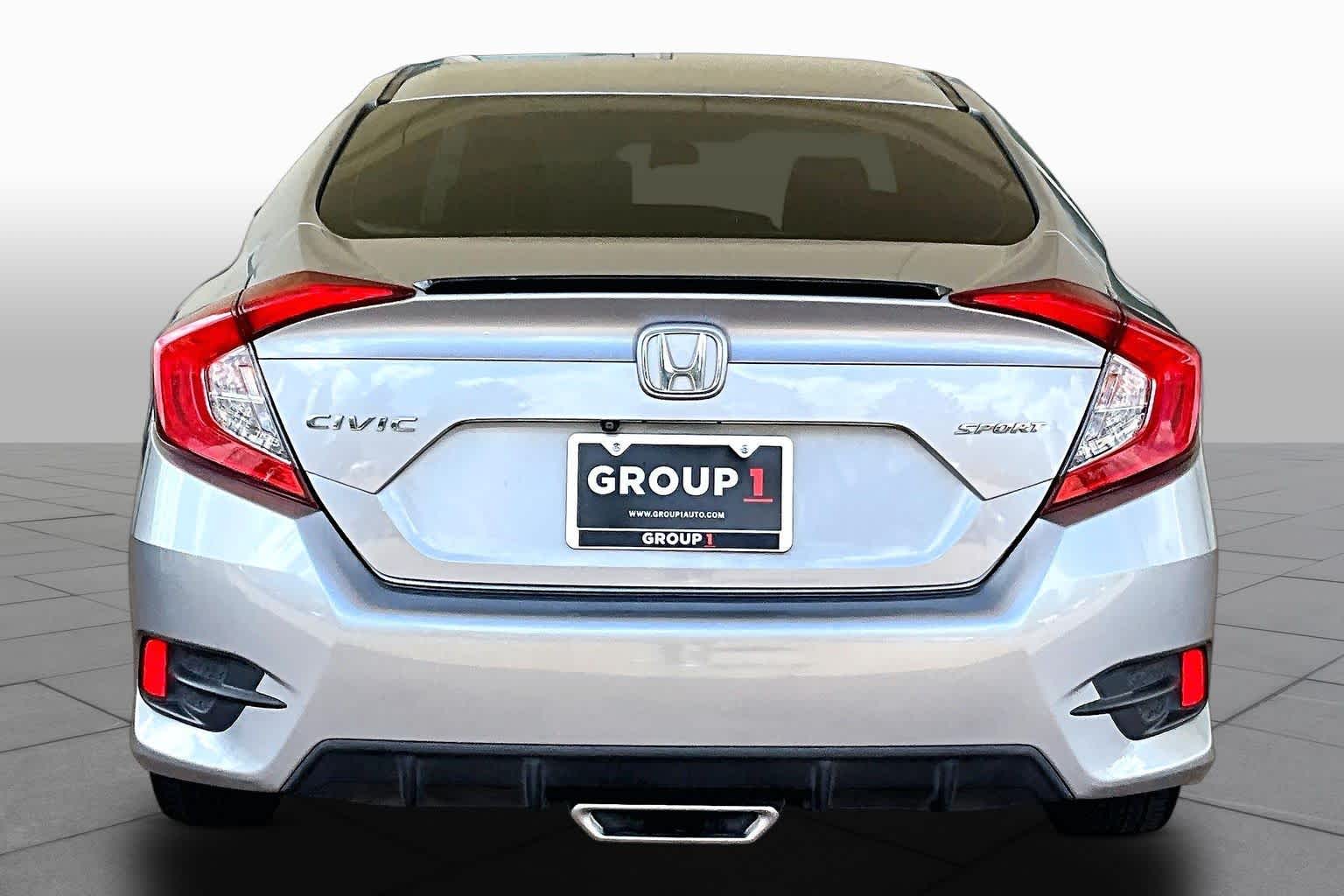 2021 Honda Civic Sedan Sport Lunar Silver Metallic at Auto Boutique Texas