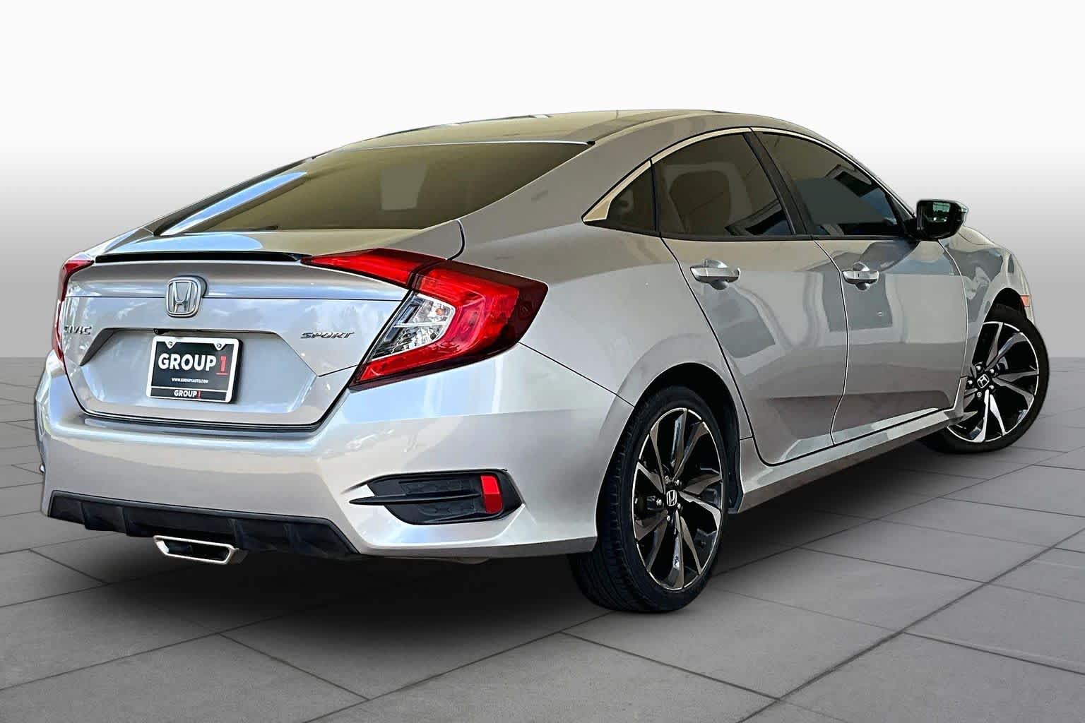 2021 Honda Civic Sedan Sport Lunar Silver Metallic at Auto Boutique Texas