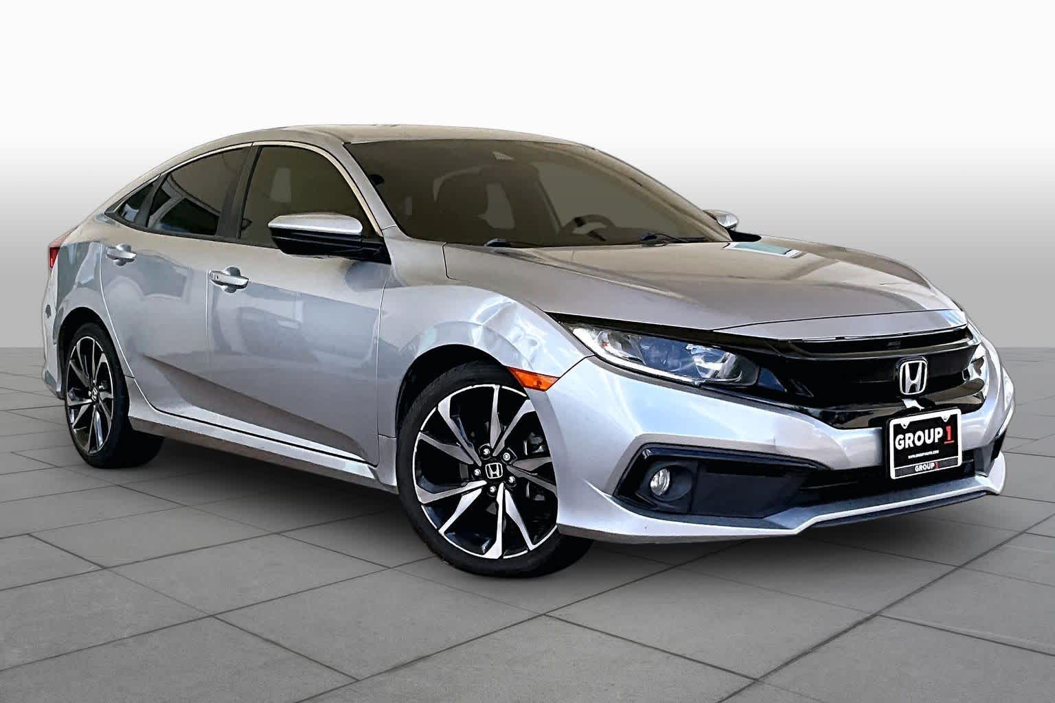 2021 Honda Civic Sedan Sport Lunar Silver Metallic at Auto Boutique Texas