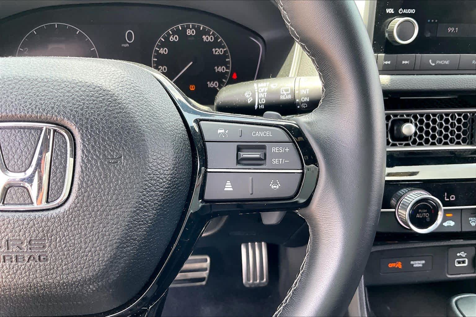 2023 Honda Civic Sport Platinum White Pearl at Lexus Southwest Houston