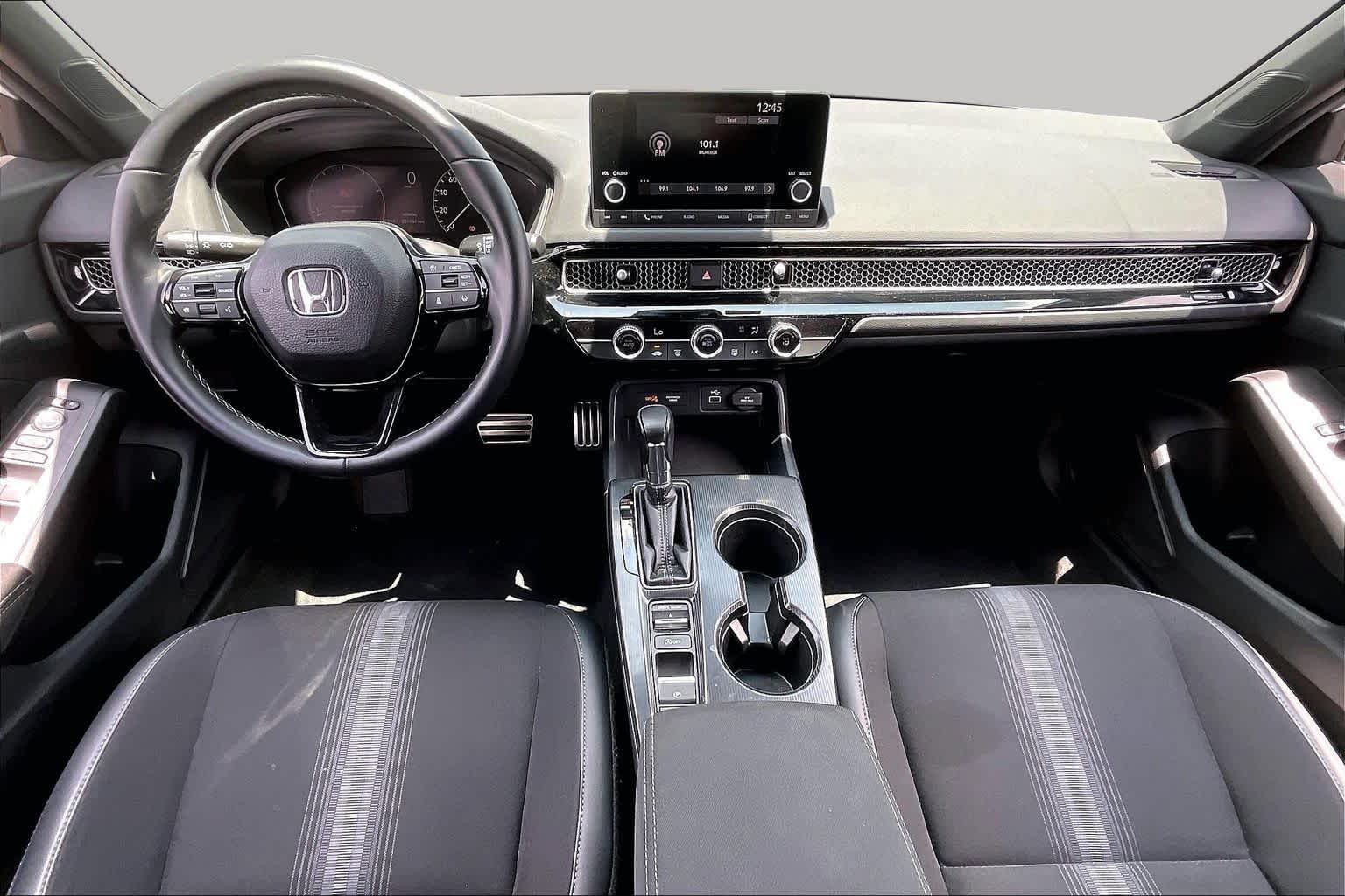 2023 Honda Civic Sport Platinum White Pearl at Lexus Southwest Houston
