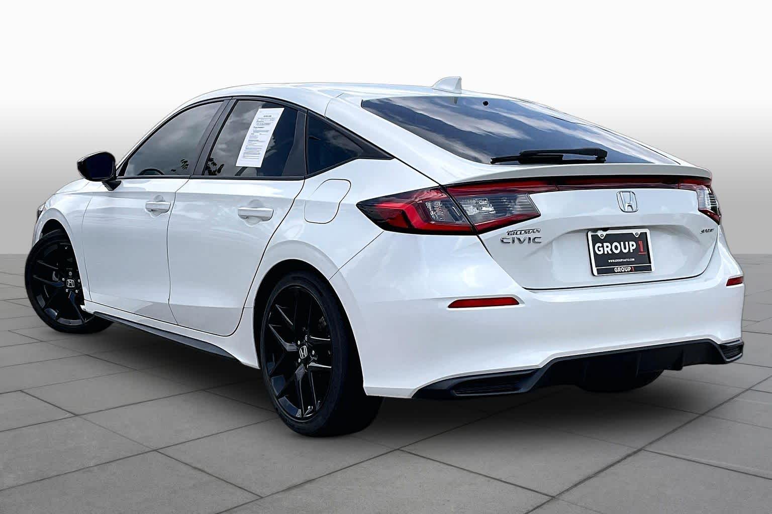 2023 Honda Civic Sport Platinum White Pearl at Lexus Southwest Houston