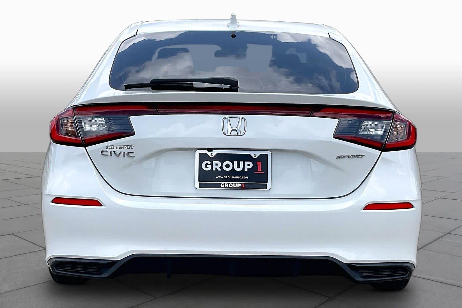 2023 Honda Civic Sport Platinum White Pearl at Lexus Southwest Houston