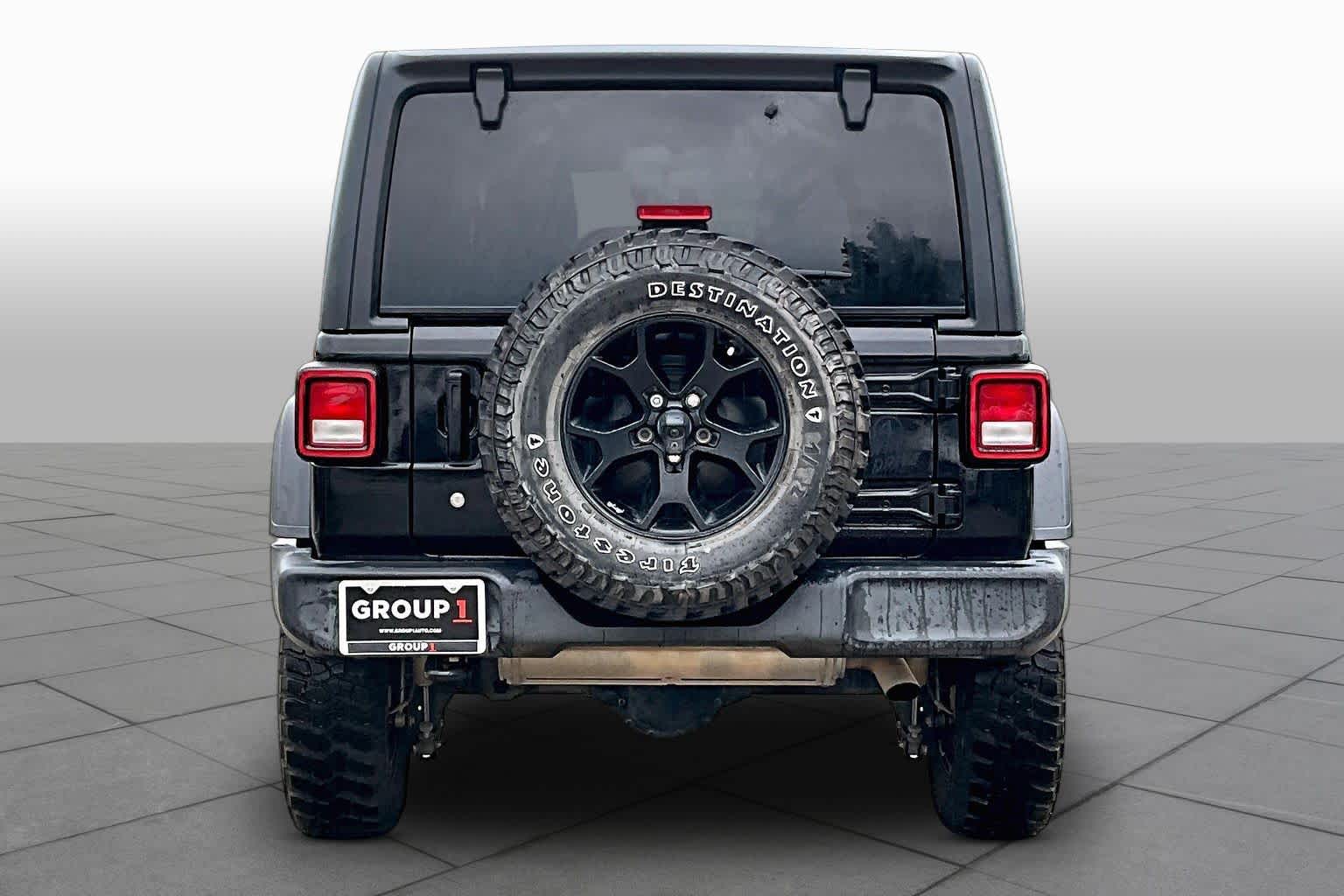 2020 Jeep Wrangler Unlimited Willys Black Clearcoat at Sterling McCall Nissan