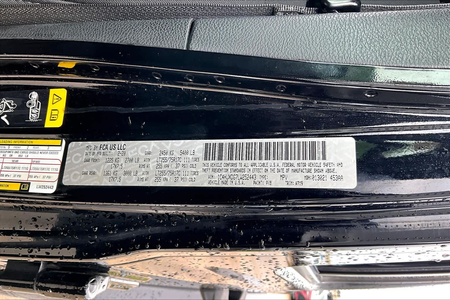 2020 Jeep Wrangler Unlimited Willys Black Clearcoat at Sterling McCall Nissan