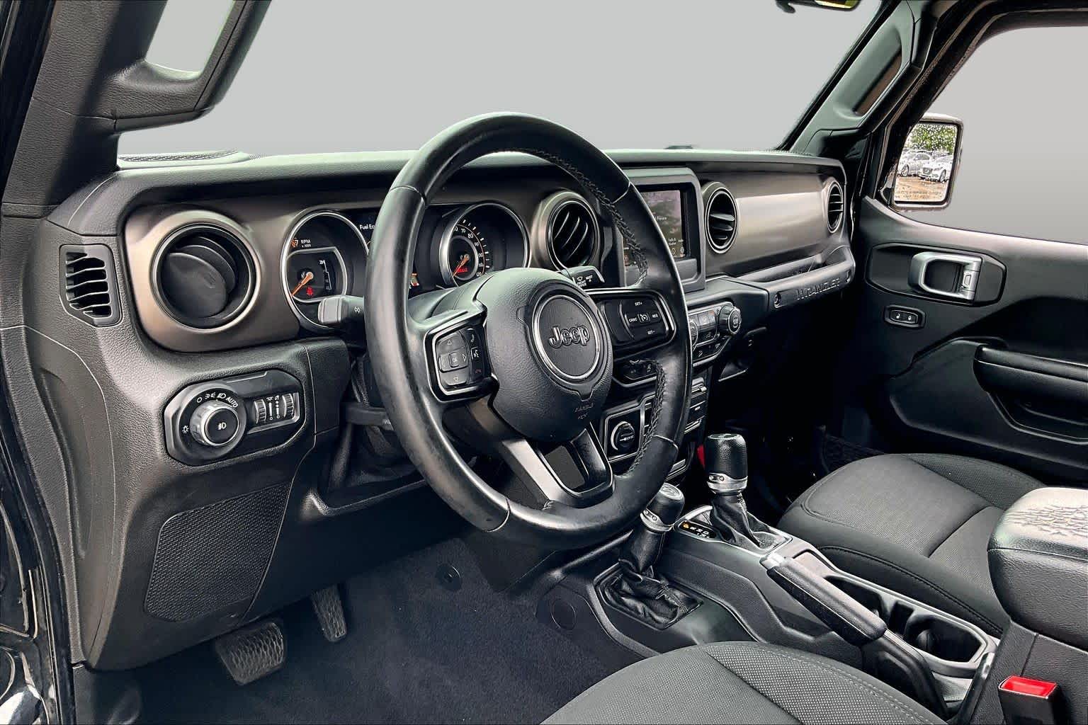 2020 Jeep Wrangler Unlimited Willys Black Clearcoat at Sterling McCall Nissan