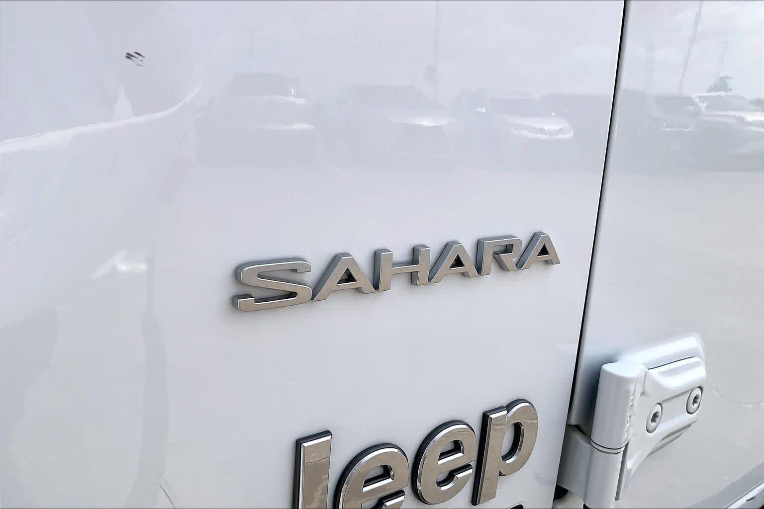 2021 Jeep Wrangler Unlimited Sahara Bright White Clearcoat at EAG Ford Navasota