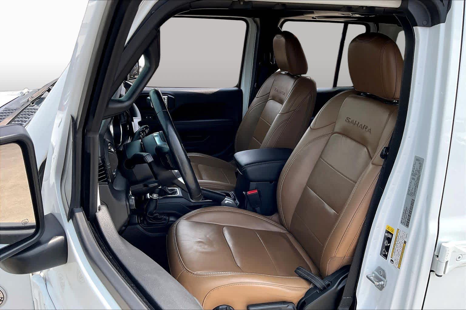 2021 Jeep Wrangler Unlimited Sahara Bright White Clearcoat at EAG Ford Navasota