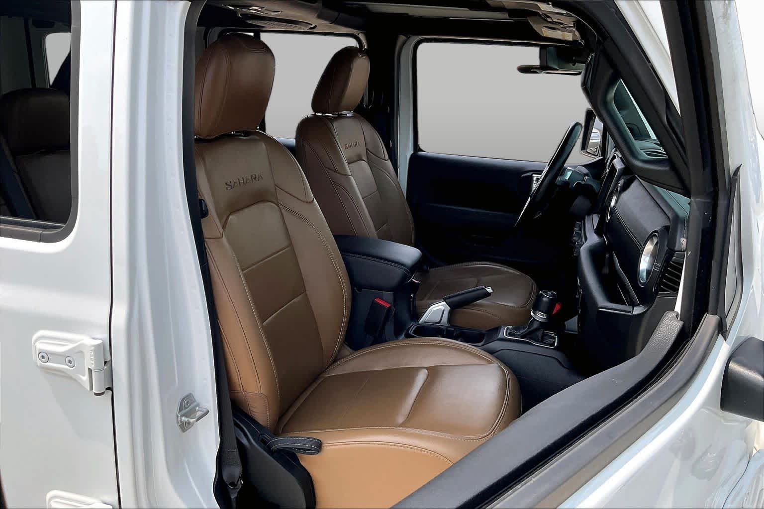 2021 Jeep Wrangler Unlimited Sahara Bright White Clearcoat at EAG Ford Navasota