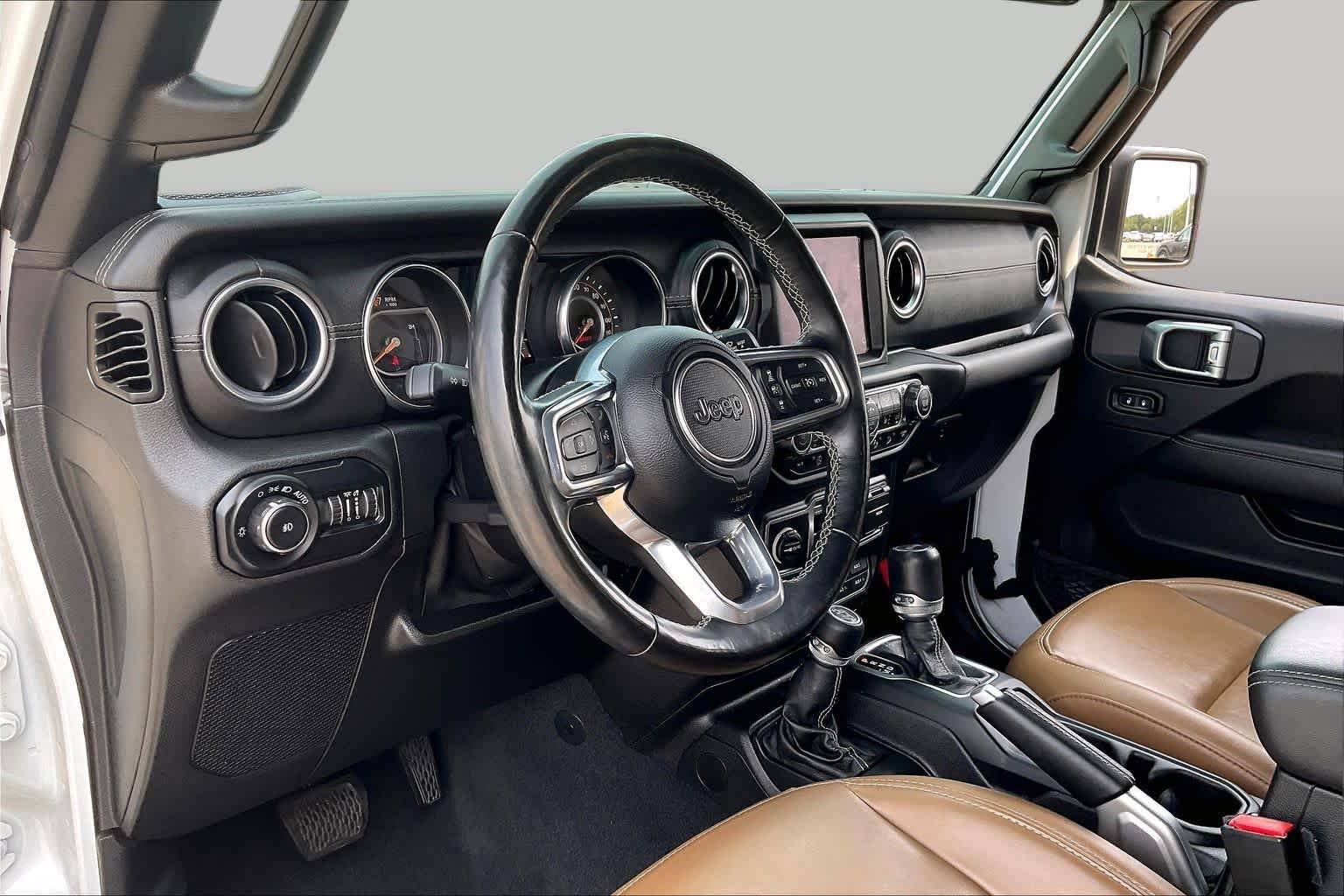 2021 Jeep Wrangler Unlimited Sahara Bright White Clearcoat at EAG Ford Navasota