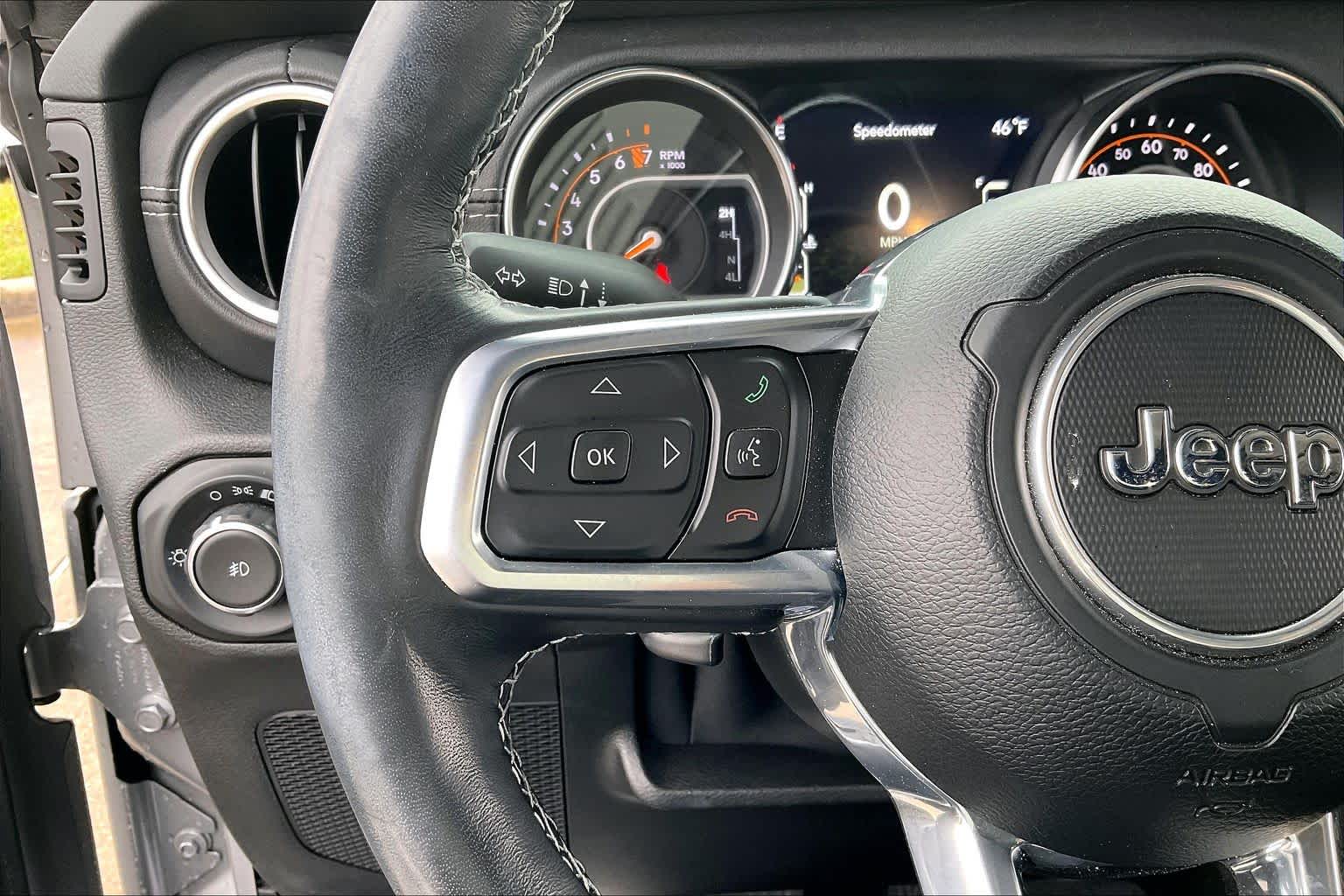 2021 Jeep Wrangler Unlimited Sahara Billet Silver Metallic Clearcoat at Sterling McCall Acura