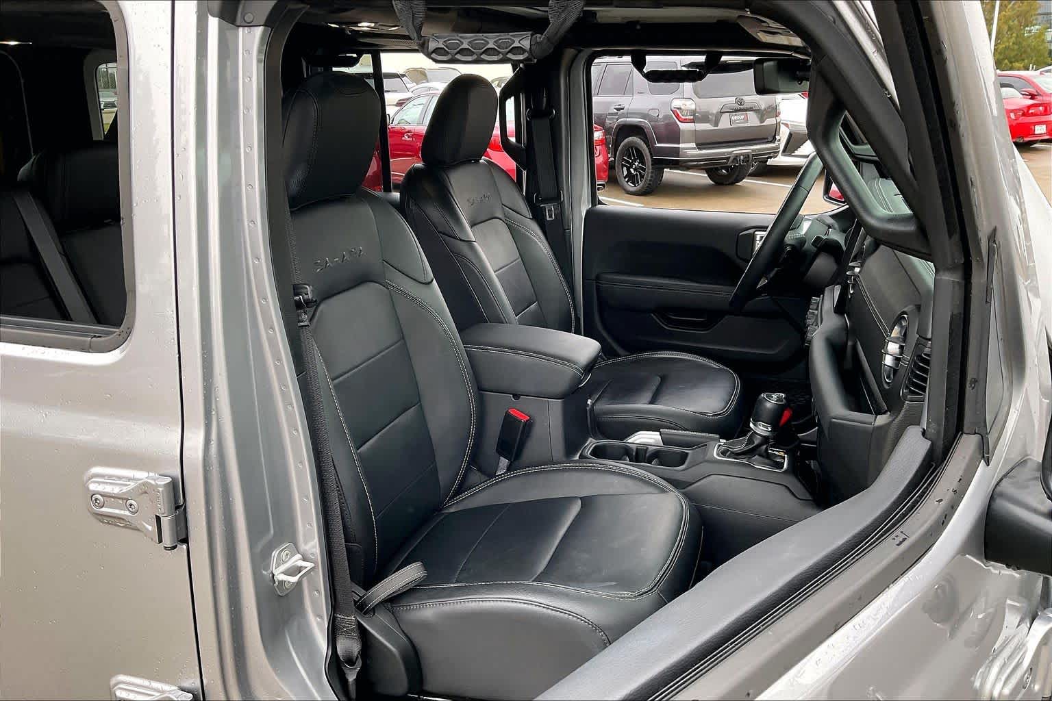 2021 Jeep Wrangler Unlimited Sahara Billet Silver Metallic Clearcoat at Sterling McCall Acura