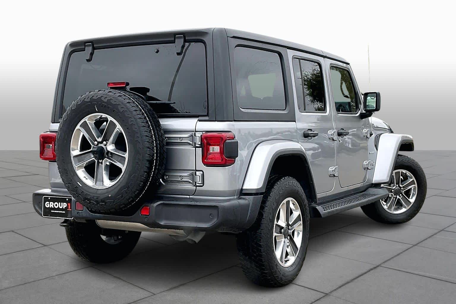 2021 Jeep Wrangler Unlimited Sahara Billet Silver Metallic Clearcoat at Sterling McCall Acura