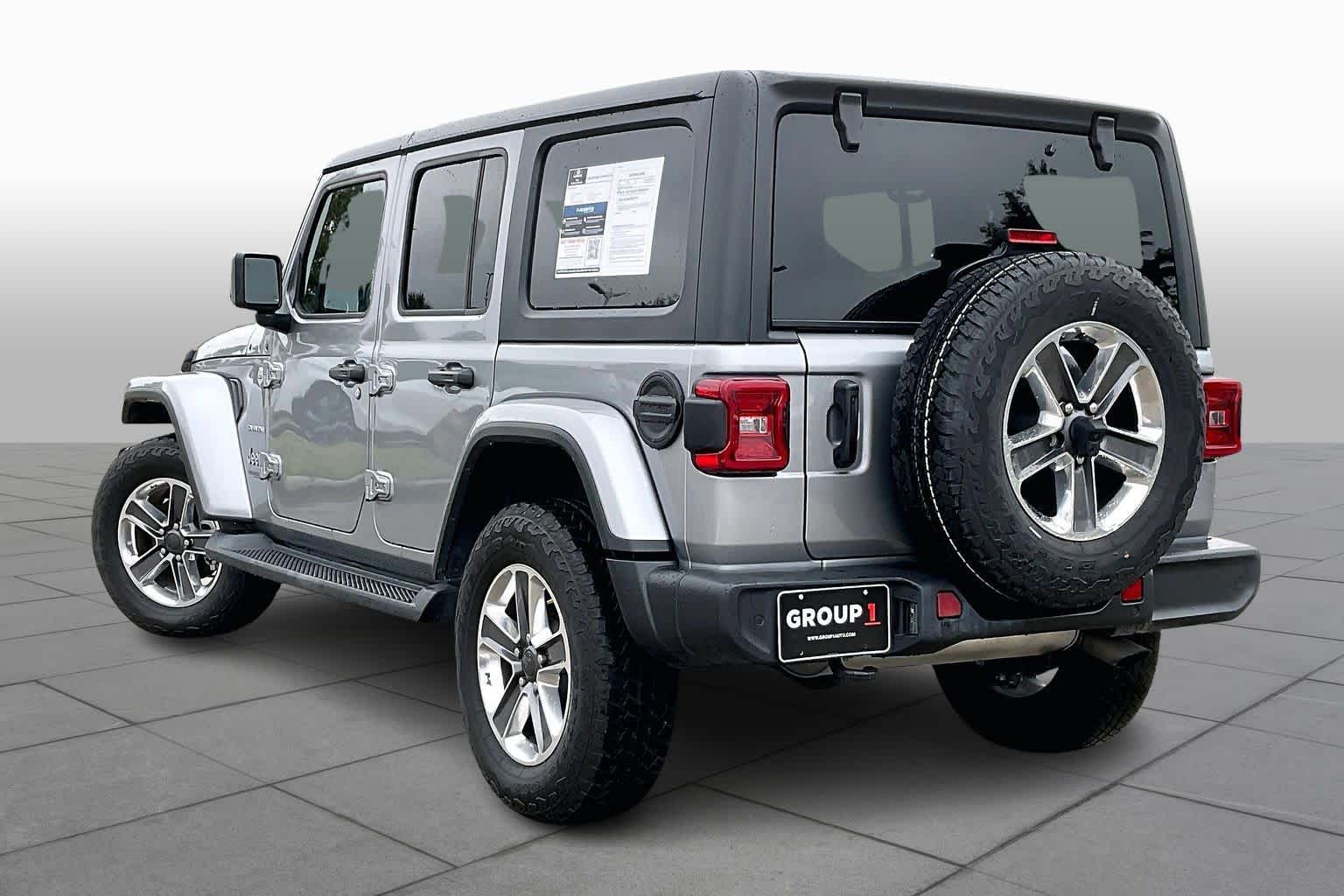 2021 Jeep Wrangler Unlimited Sahara Billet Silver Metallic Clearcoat at Sterling McCall Acura