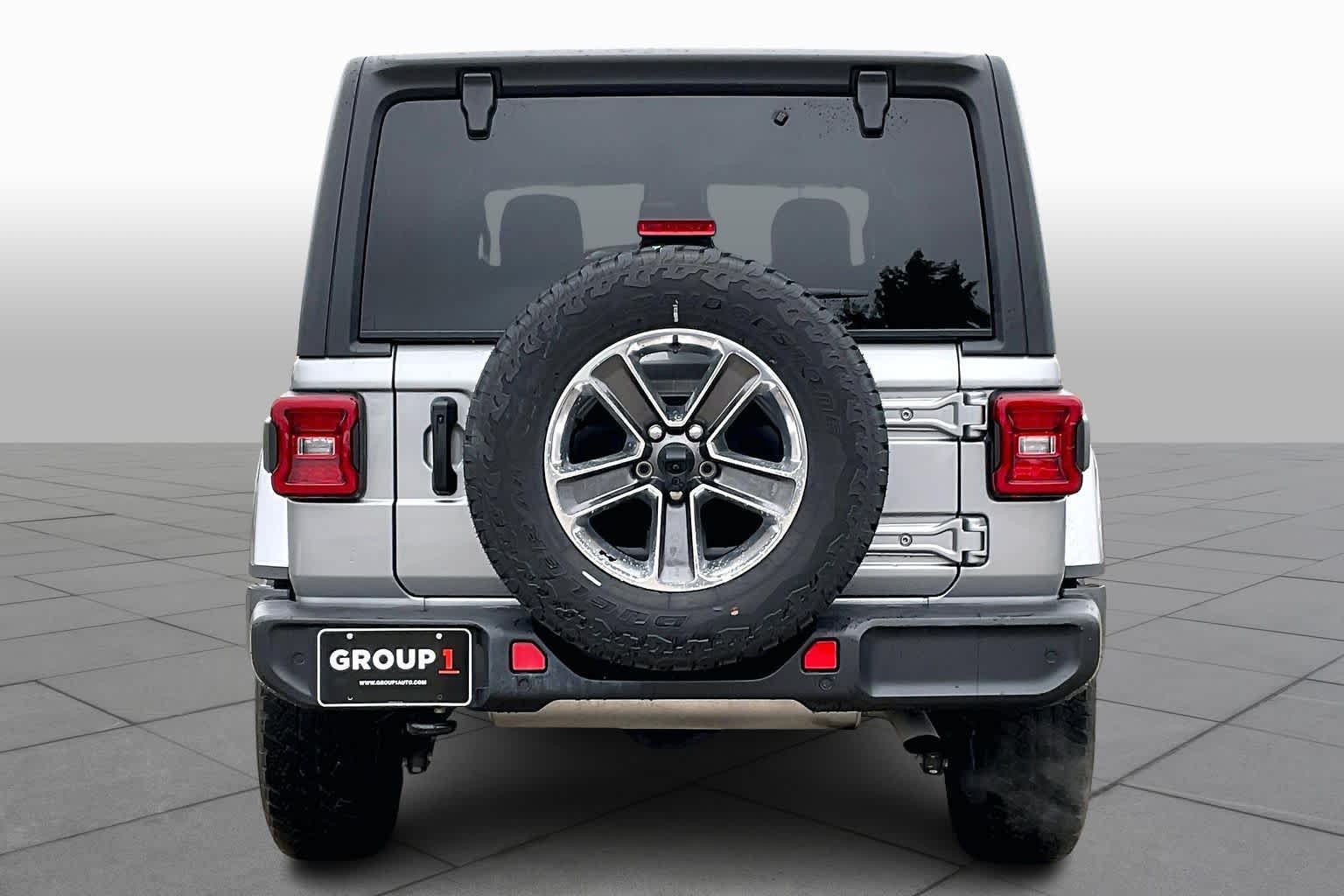 2021 Jeep Wrangler Unlimited Sahara Billet Silver Metallic Clearcoat at Sterling McCall Acura