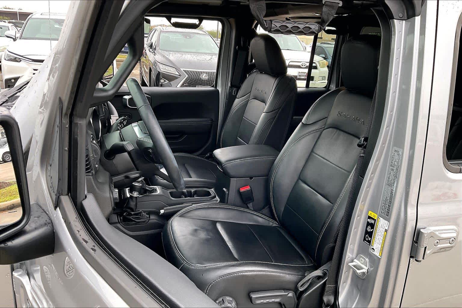 2021 Jeep Wrangler Unlimited Sahara Billet Silver Metallic Clearcoat at Sterling McCall Acura