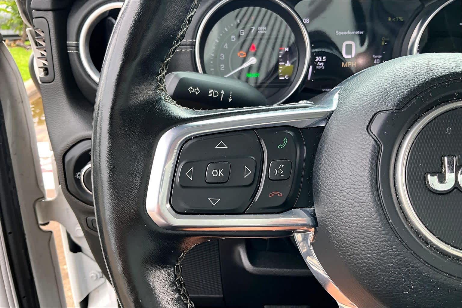 2023 Jeep Wrangler 4xe Sahara Bright White Clearcoat at Group 1 Toyota Southwest
