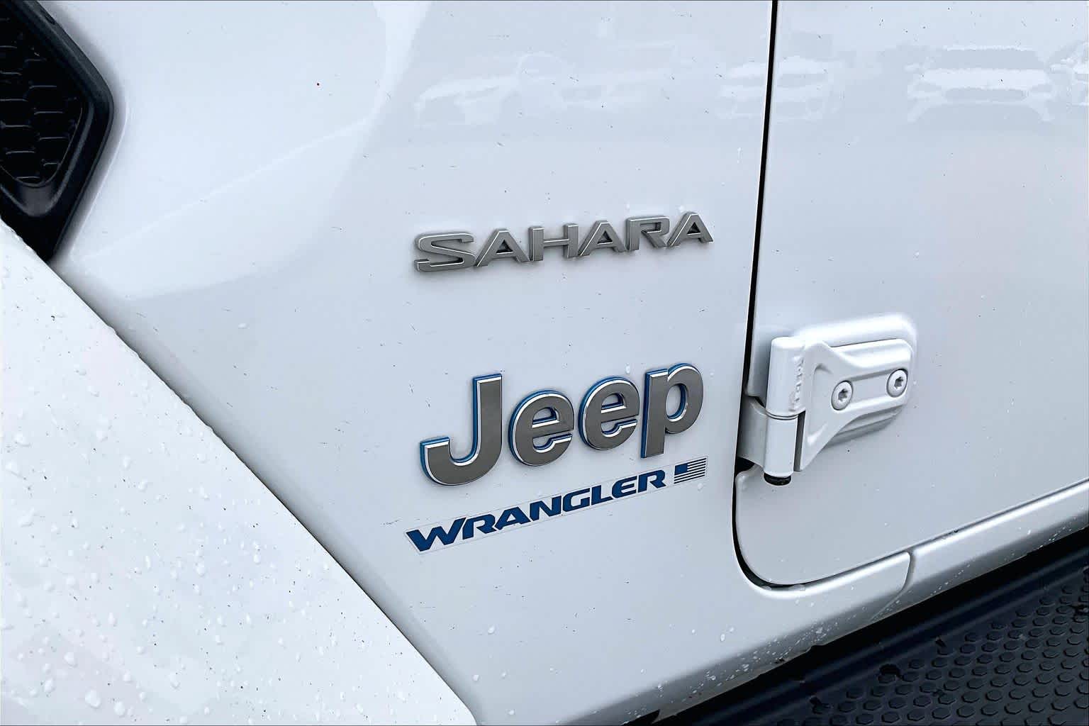 2023 Jeep Wrangler 4xe Sahara Bright White Clearcoat at Group 1 Toyota Southwest