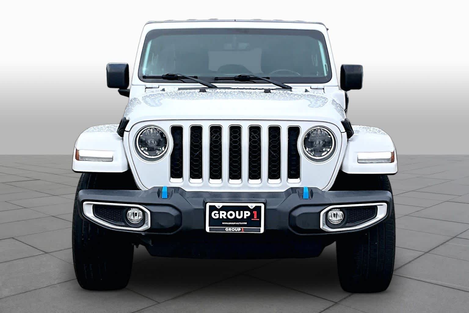 2023 Jeep Wrangler 4xe Sahara Bright White Clearcoat at Group 1 Toyota Southwest