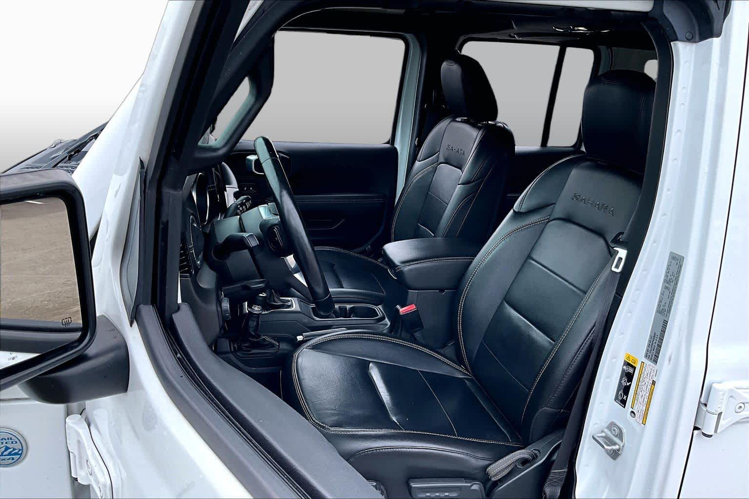 2023 Jeep Wrangler 4xe Sahara Bright White Clearcoat at Group 1 Toyota Southwest