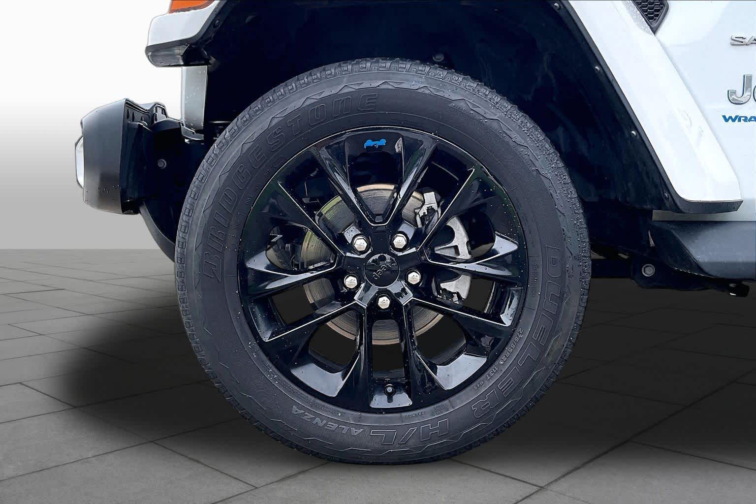 2023 Jeep Wrangler 4xe Sahara Bright White Clearcoat at Group 1 Toyota Southwest